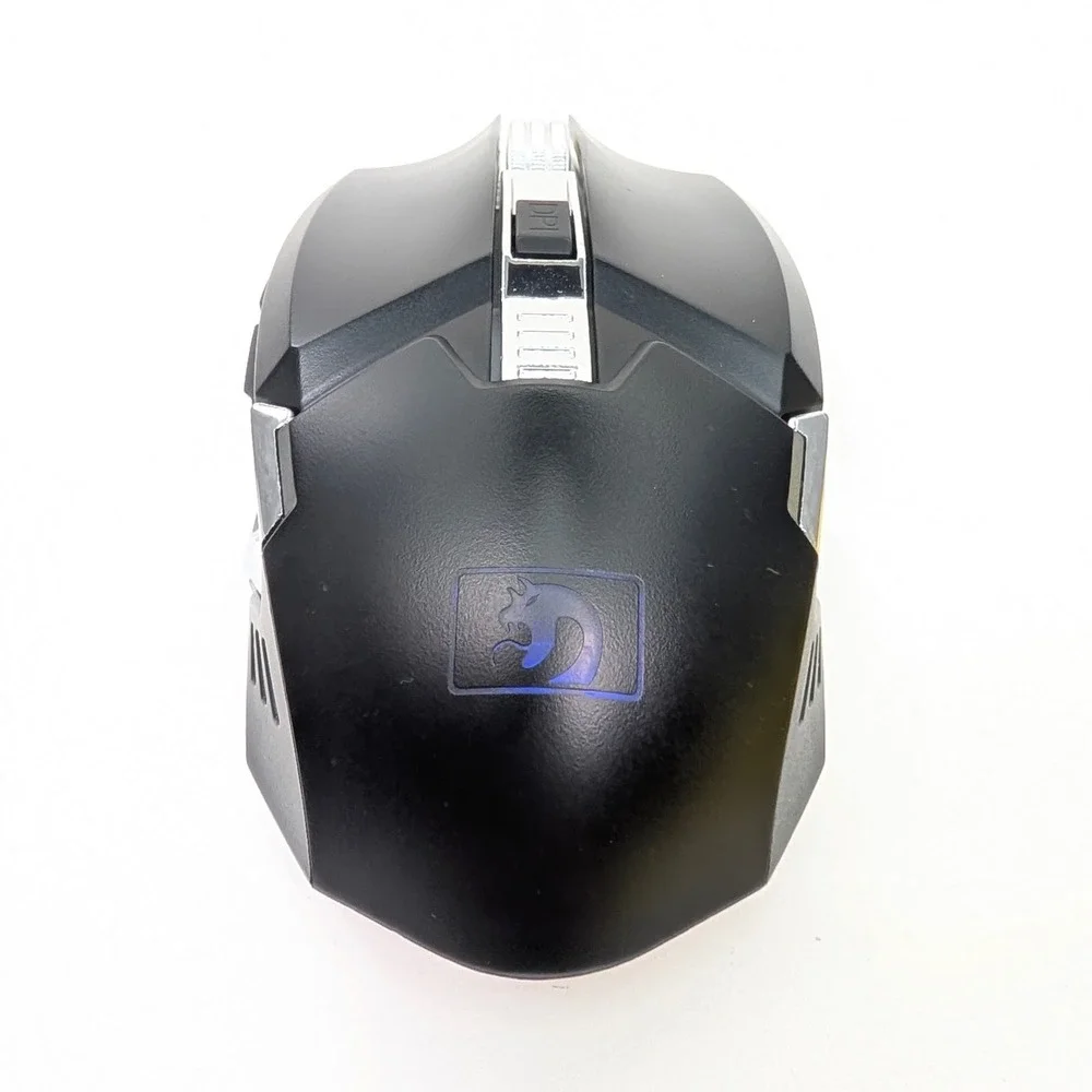Mamba Snake Wireless Gaming Mouse RGB LED Rechargeable Black/Chrome USB Receiver